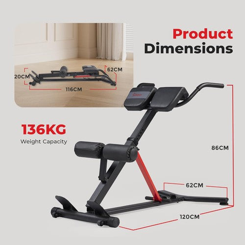 Foldable Chair Lanmu2020 Foldable Hyperextension Roman Chair Back