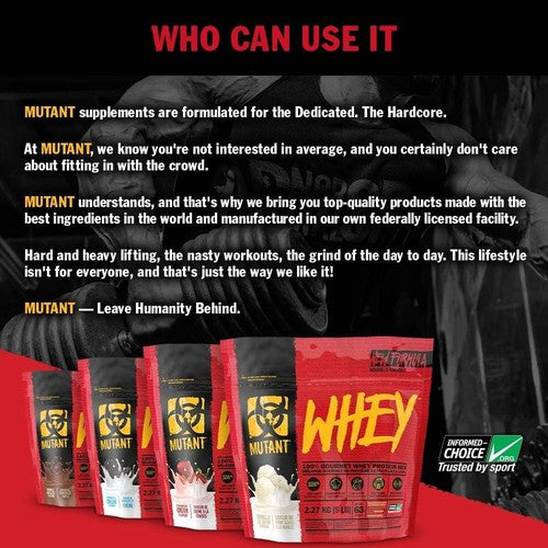 Mutant Whey – 100% Whey Protein Powder, 22G of Protein