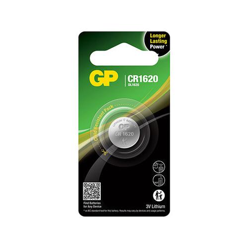 GP Lithium Coin Battery CR1620