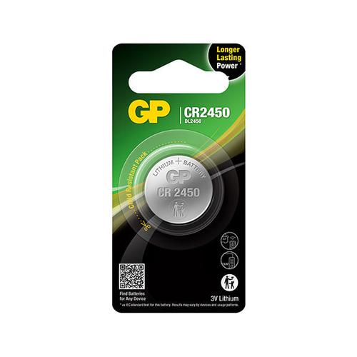 GP Lithium Coin Battery CR2450