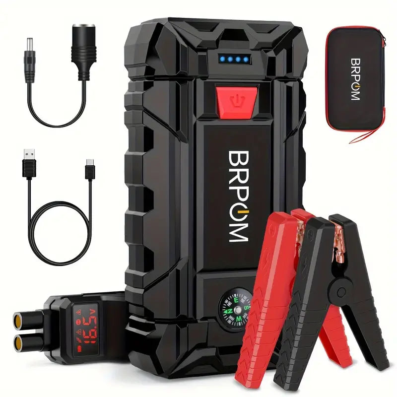 BRPOM BM300 Car Jump Starter, 3000A 26,800Mah | Portable Power Bank, with CASE