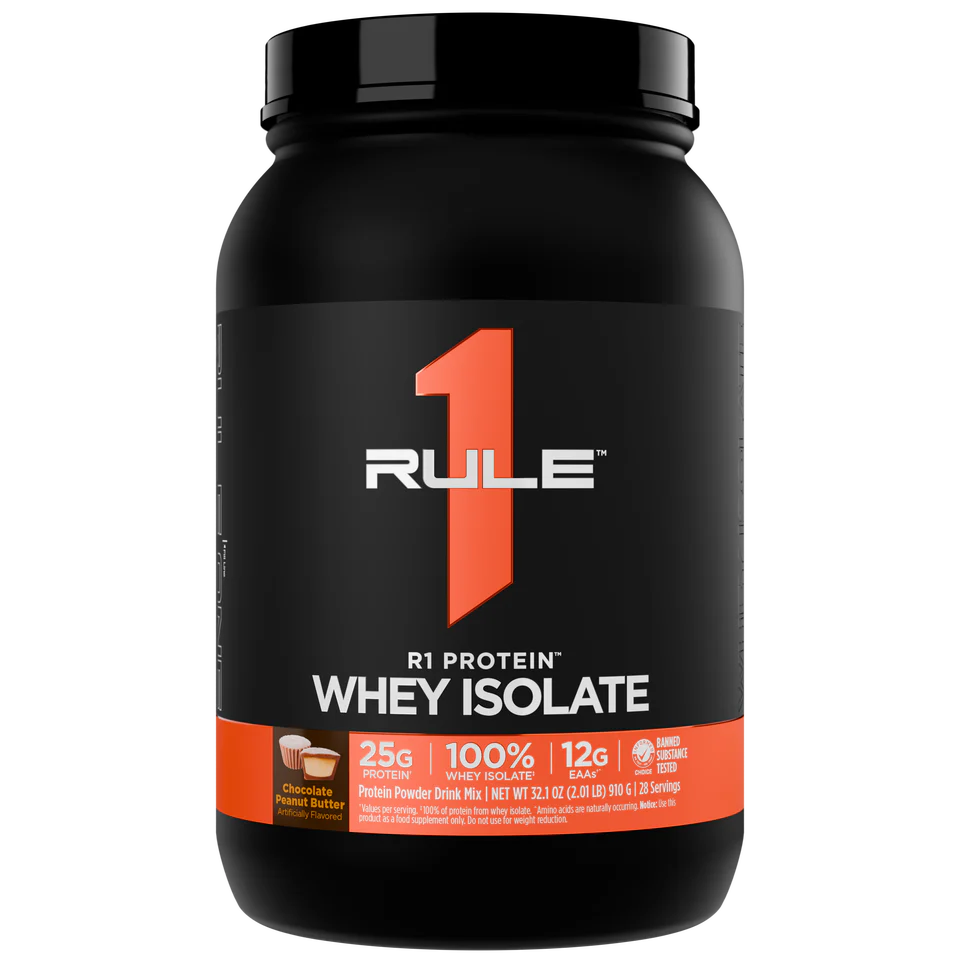 Rule 1 Protein 100% Whey Protein Isolate and Hydrolysate Whey Protein Isolate