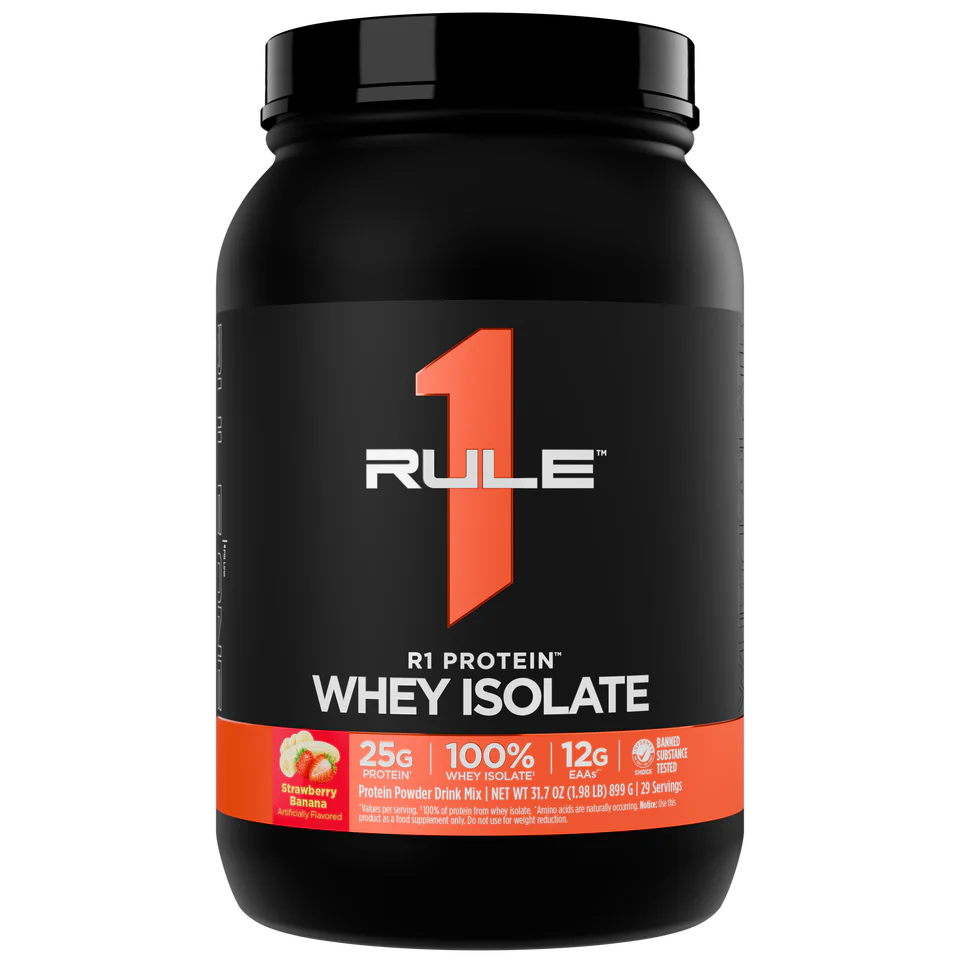 Rule 1 Protein 100% Whey Protein Isolate and Hydrolysate Whey Protein Isolate