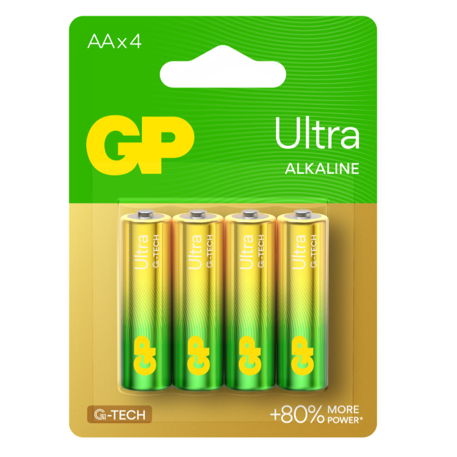 GP Super Alkaline AA, 4 Pack