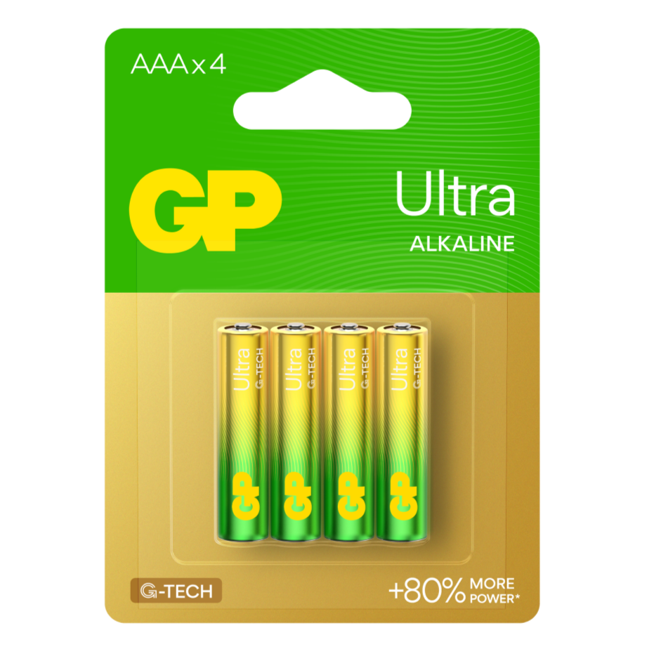 GP Super Alkaline AAA, 4 Pack