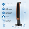Lasko Oscillating Tower Fan, Bluetooth, 42