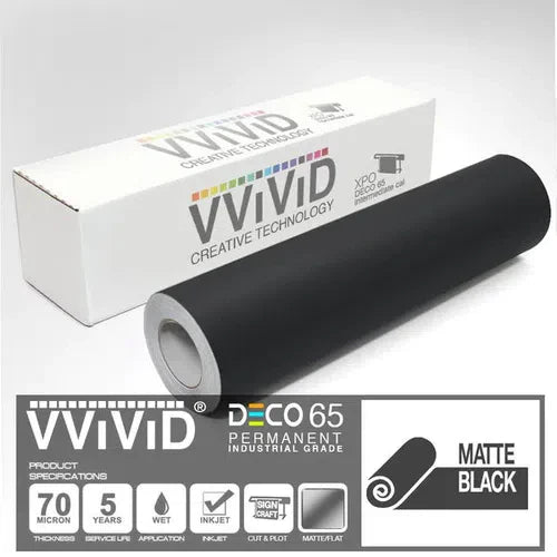 VViViD DECO65 Permanent Vinyl - BULK Rolls