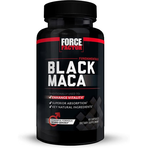 Force Factor Black Maca Gummies, Passion Berry Flavor, 60 Gummies