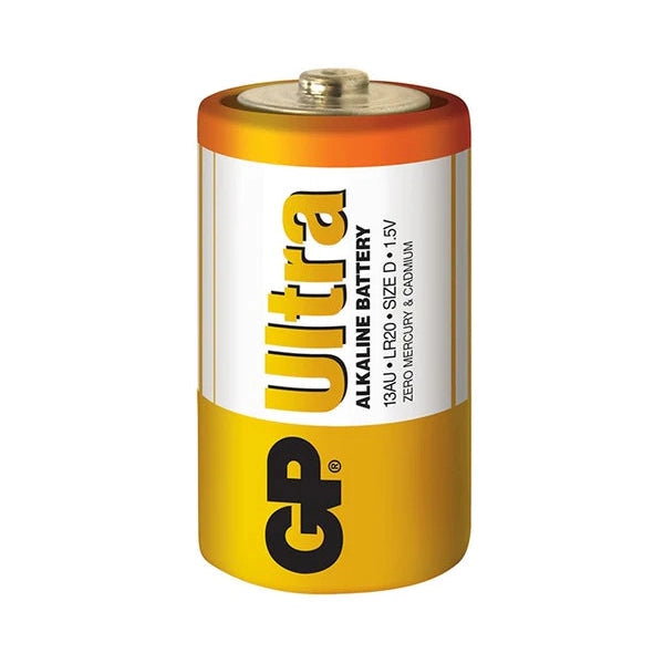 GP Ultra Alkaline D, 2 Pack