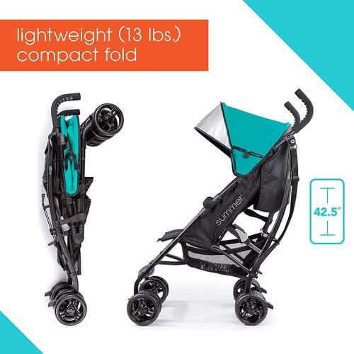 Summer 3Dlite Convenience Stroller, Teal