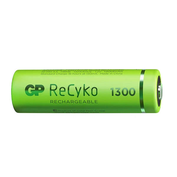 GP ReCyko battery 1300mAh AA, 2 Pack w/Charger