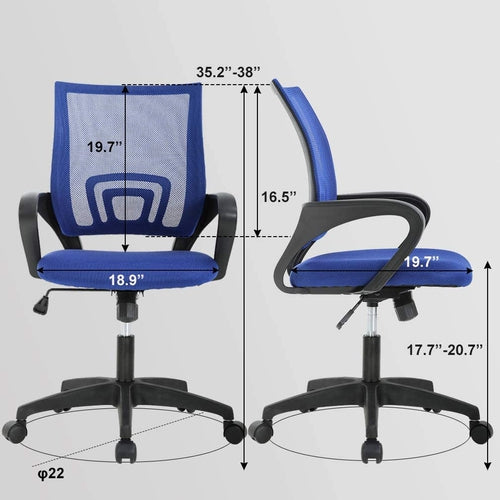 Office Mesh Computer Chair with Lumbar Support 