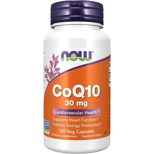 NOW Supplements, Coq10 30 Mg, Pharmaceutical Grade, 120 Veg Capsules