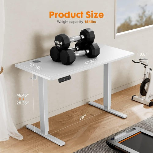 Sweetcrispy Electric Adjustable Standing Desk 48"