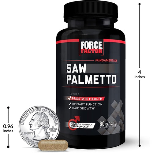 Force Factor Saw Palmetto for Men, 60 Capsules