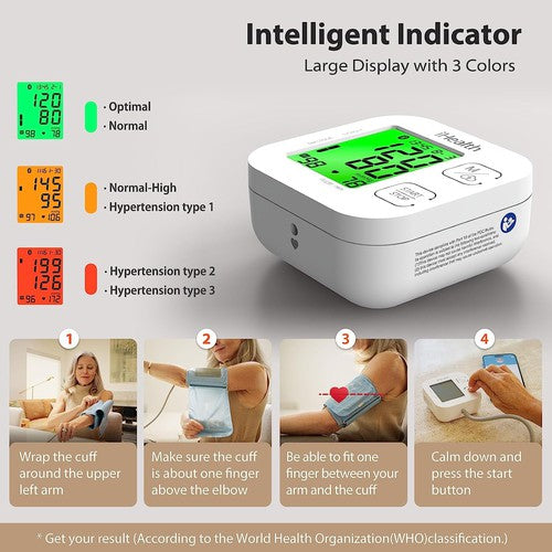 iHealth Track Smart Upper Arm Blood Pressure Monitor, Bluetooth Compatible 