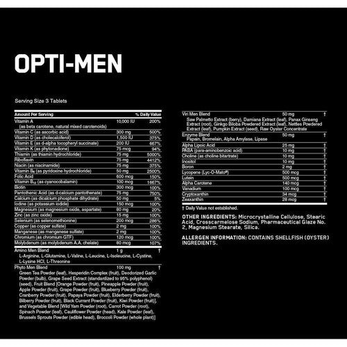 Opti-Men Daily Multivitamin Supplement, 90 Count