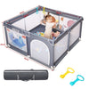 Load image into Gallery viewer, Baby Playpen, 50&quot;X50&quot;Extra Large with Anti-Slip Base(Gray)