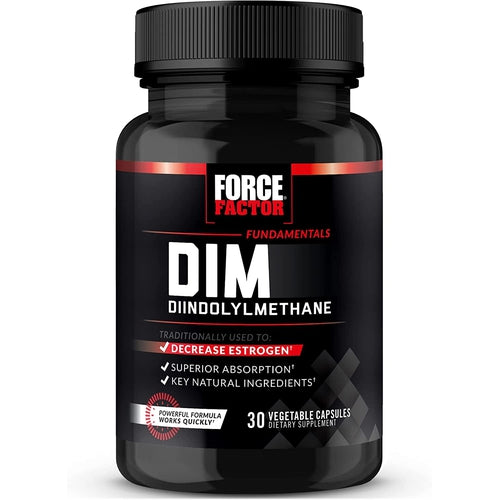 Force Factor DIM Pills to Decrease Estrogen in Men, 300Mg, 30 Capsules