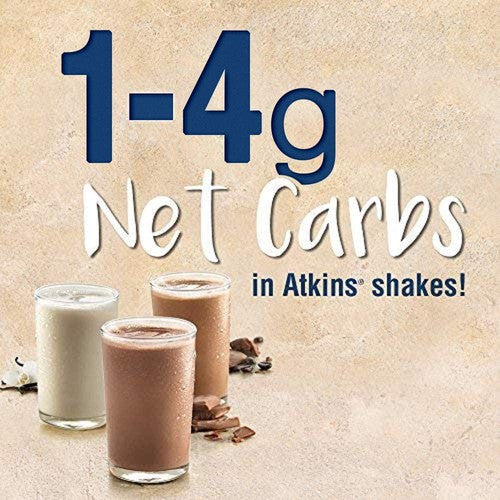 Atkins Meal Size Protein Shake Chocolate/Vanilla 16.9oz
