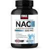 Force Factor NAC (N-Acetyl L-Cysteine) 600 Mg, Immune Support Supplement, 200 Vegetable Capsules