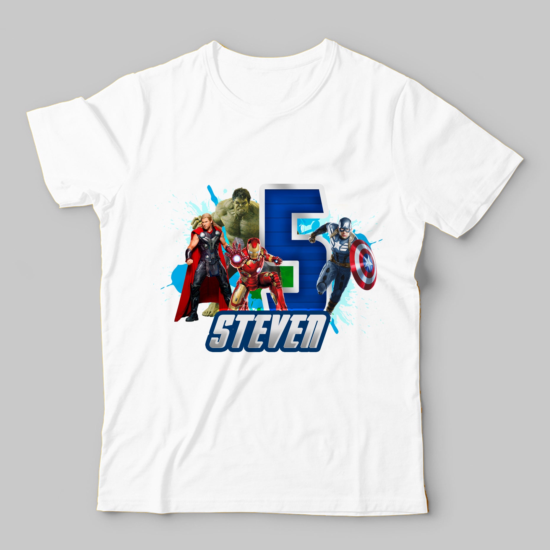 Custom Youth T-Shirt – Avengers