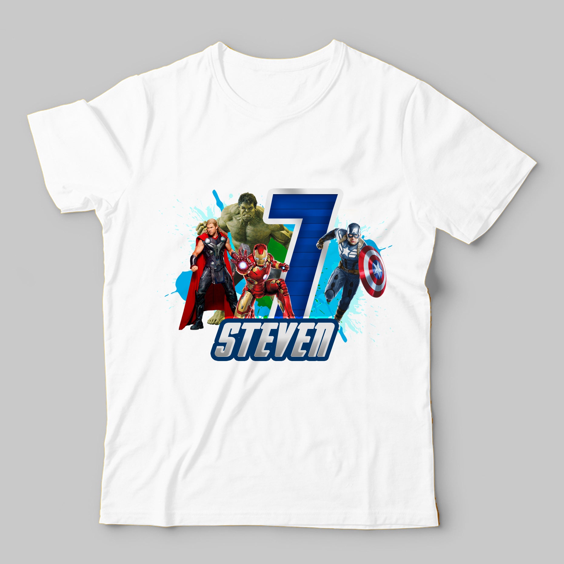 Custom Youth T-Shirt – Avengers