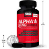  Force Factor Alpha King Supreme Testosterone Booster for Men, 45 Tablets
