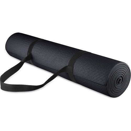 Balancefrom All Purpose 1/4-Inch High Density Anti-Tear Exercise Yoga Mat with Carrying Strap