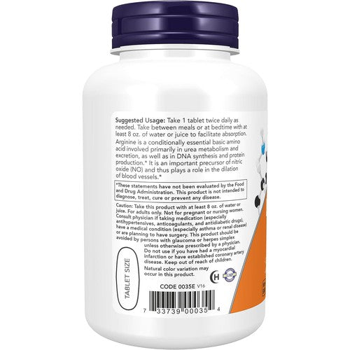 NOW Supplements, L-Arginine 1,000 Mg