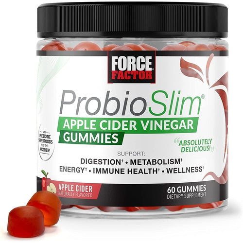 Force Factor Probioslim Apple Cider Vinegar Gummies - 60 Gummies
