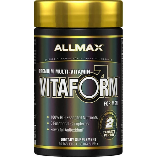 ALLMAX Nutrition Premium Vitaform, Performance Vitamin for Men, 60 Tablets