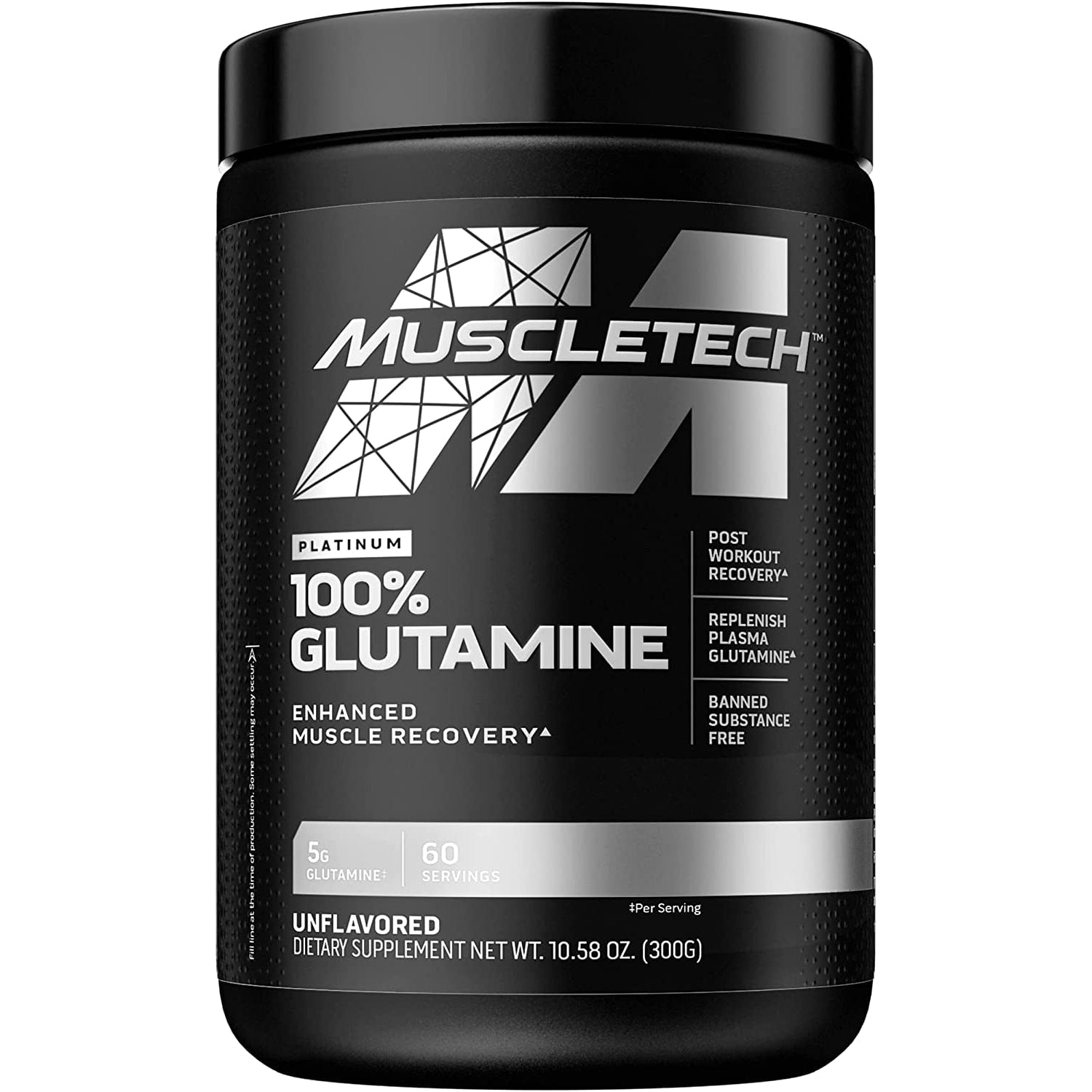 Muscletech 100% Pure L Glutamine Powder